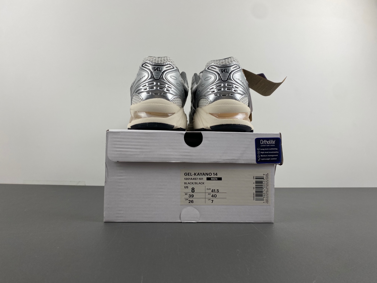 Asics GEL-KAYANO 14  JJJJound Silver Black