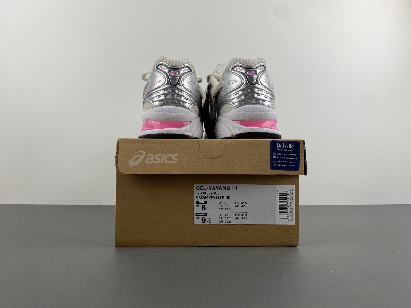 Asics GEL-KAYANO 14  CREAM/SWEET PINK