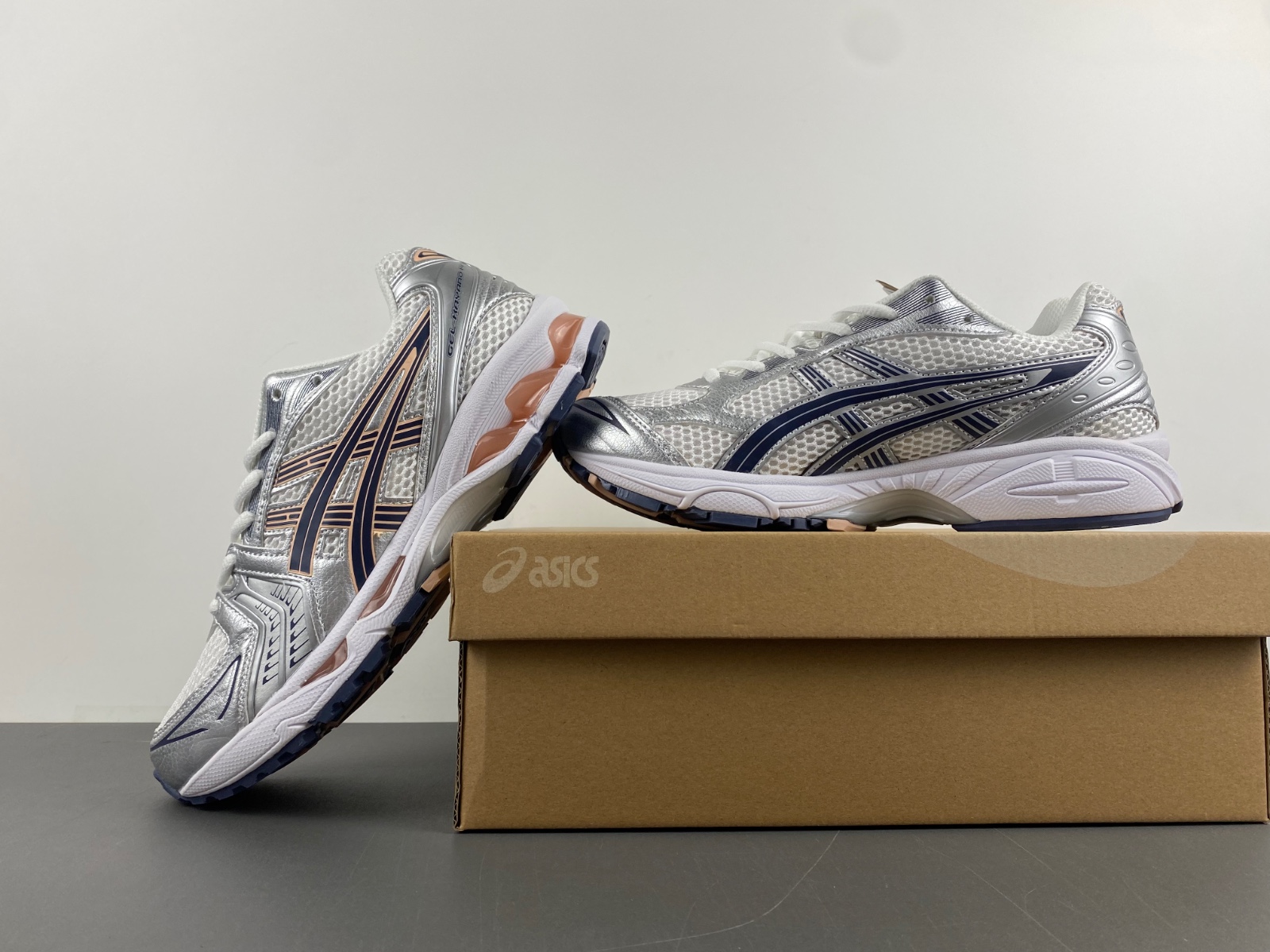 Asics GEL-KAYANO 14  White/Thunder Blue