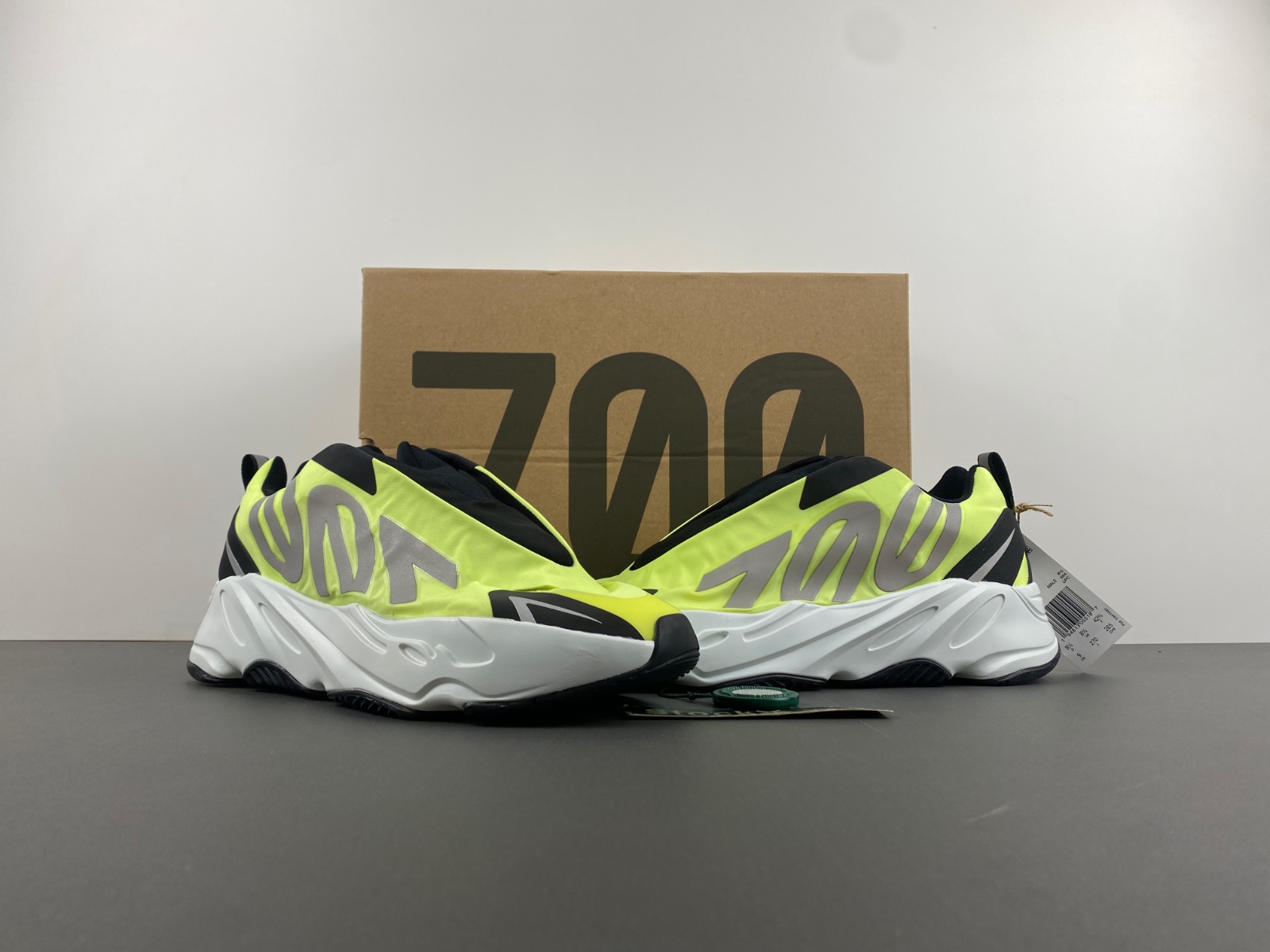 Adidas Yeezy Boost 700 MNVN Laceless 'Phosphor' GY2055