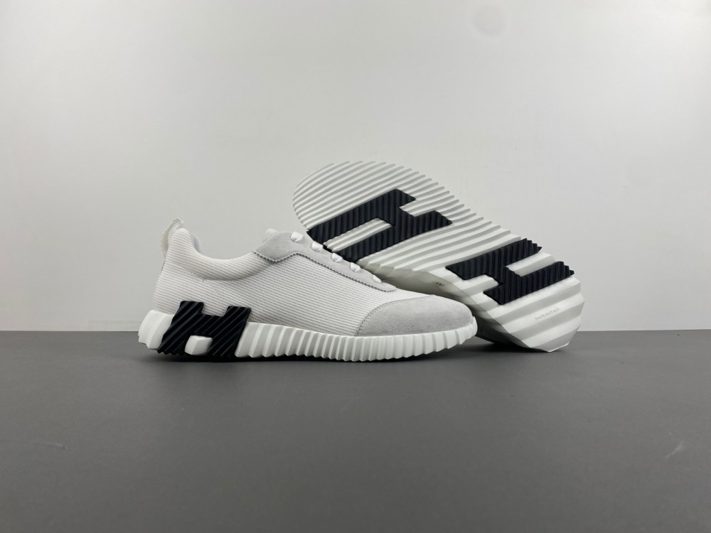 Hermes Bouncing Sneaker White Black Z854-H202934Z H02