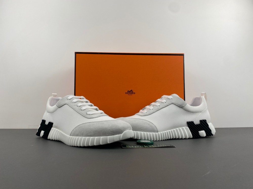 Hermes Bouncing Sneaker White Black Z854-H202934Z H02