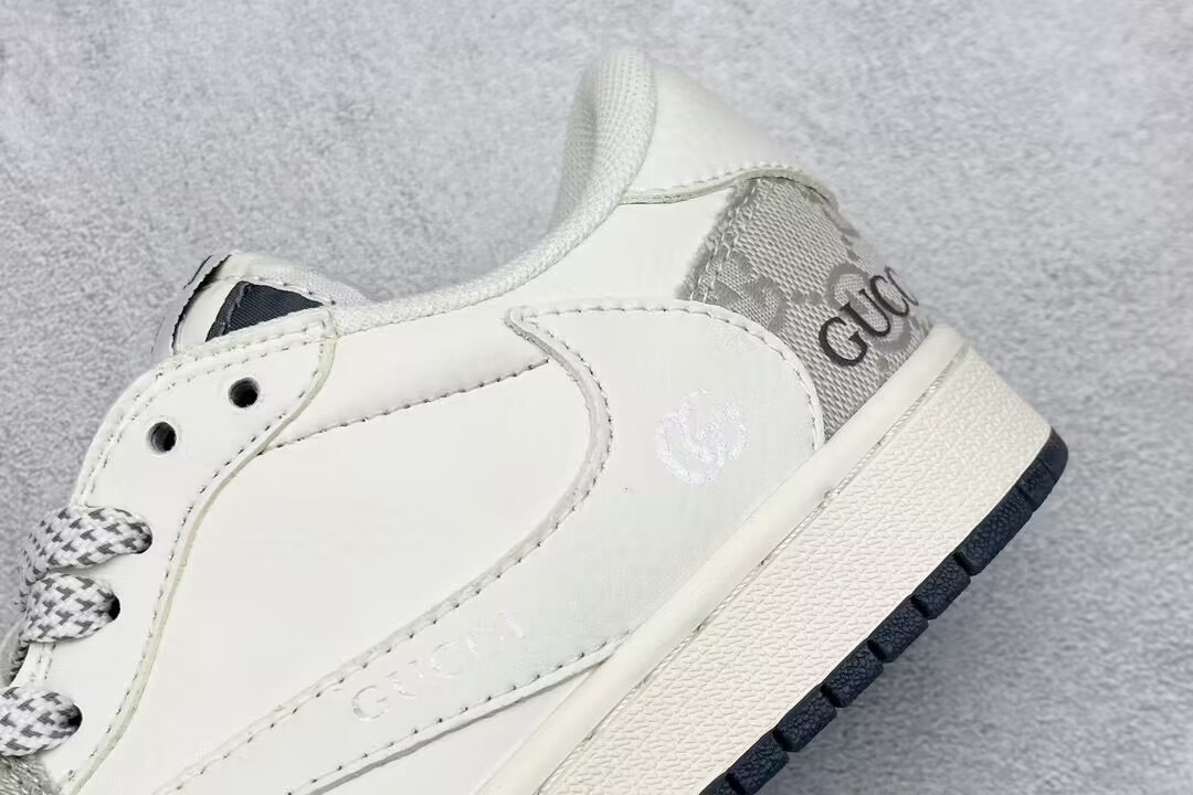 Travis Scott x Nike Air Jordan 1 x GUCCI Low AJ1 joint low-top sneakers TS joint barb XZ1658-002