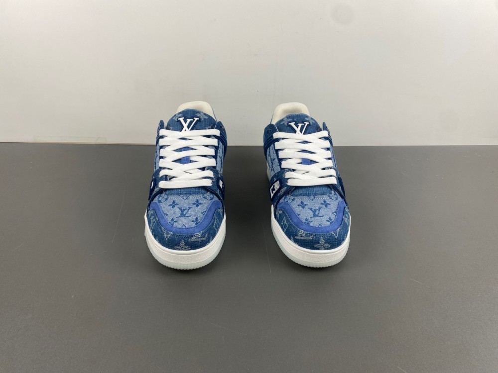 Louis Vuitton LV trainer Blue White