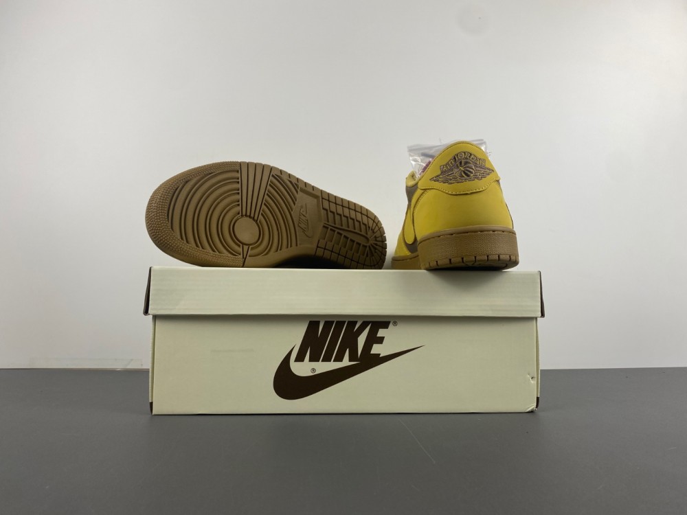 Nike Travis Scott x Air Jordan 1 Brown Yellow DM7866-665