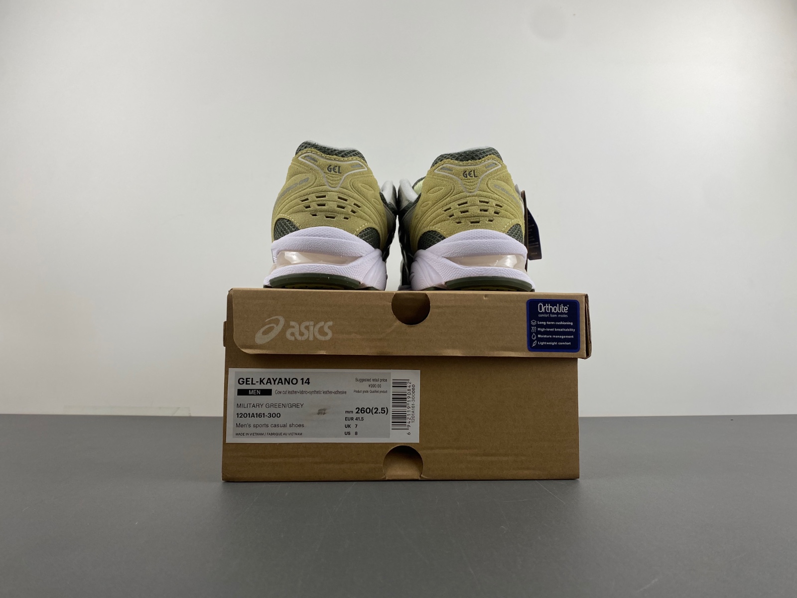 ASICS Gel-Kayano 14 MILITARY GREEN/GREY 1201A161-300