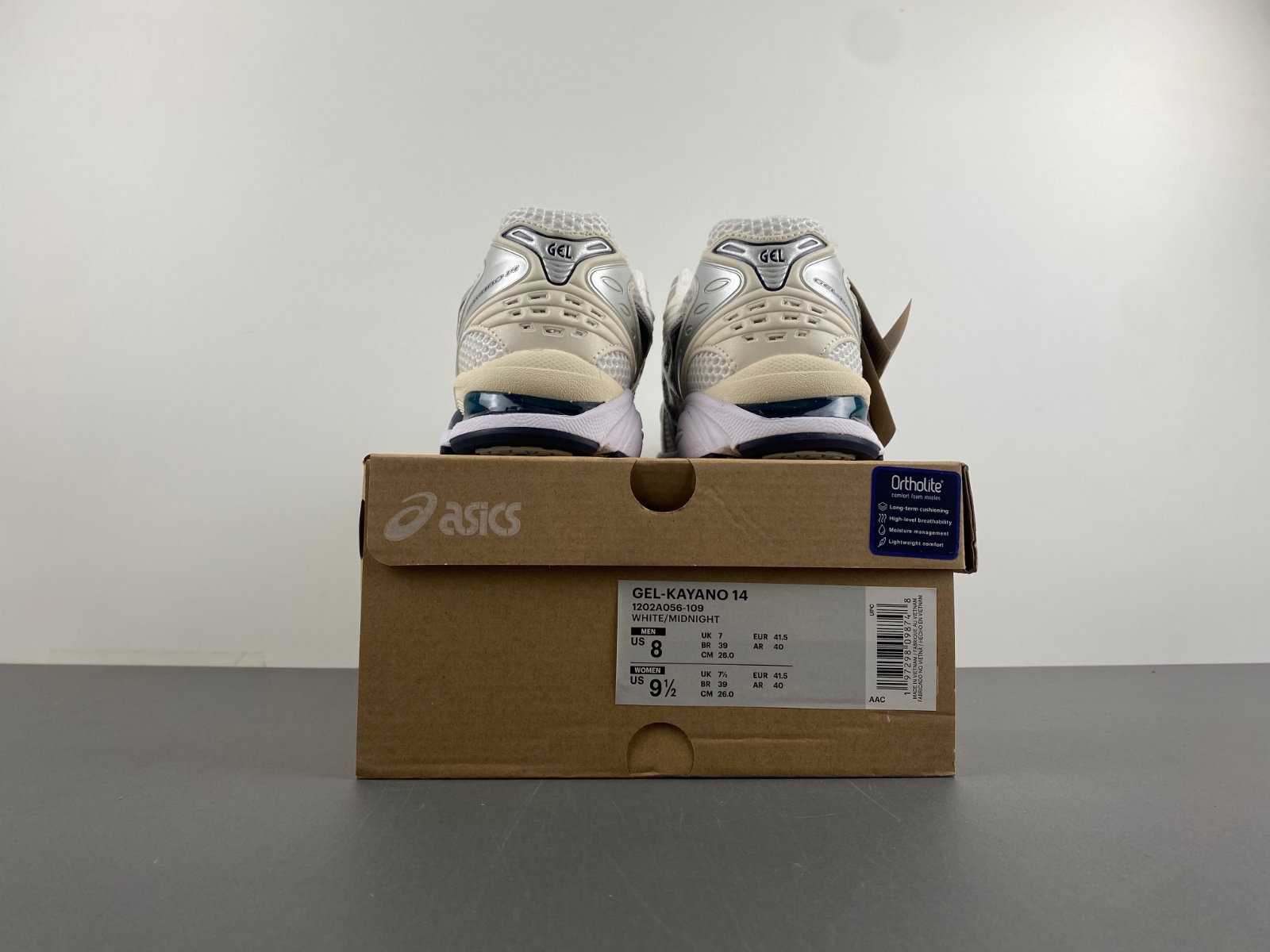 ASICS Gel-Kayano 14 WHITEMIDNIGHT 1202A056-109