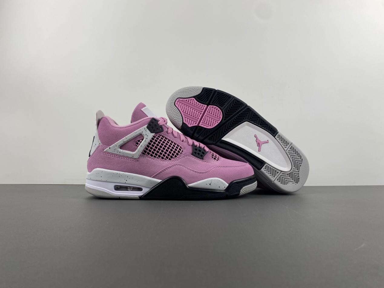 The Blossoming Elegance: Air Jordan 4 Retro Orchid - New Women Pink