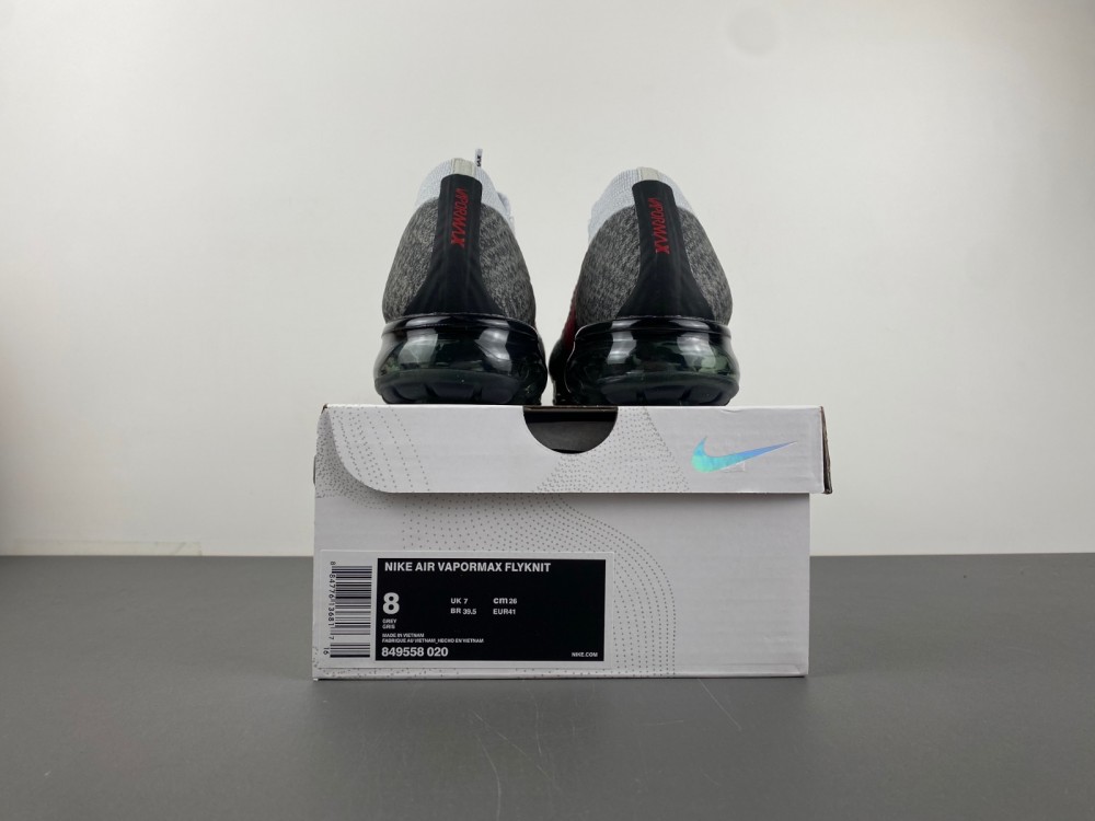 Nike Air VaporMaxPlatinum Red Black 849558-020