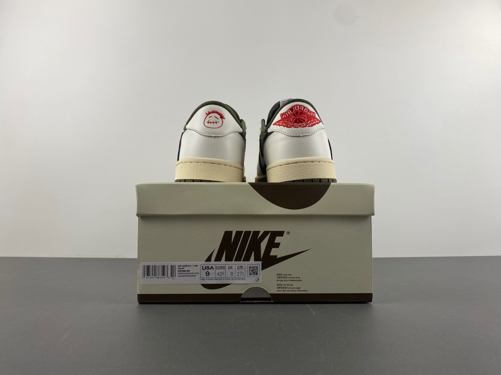 Jordan 1 Retro Low OG SP Travis Scott Medium Olive DM7866-200