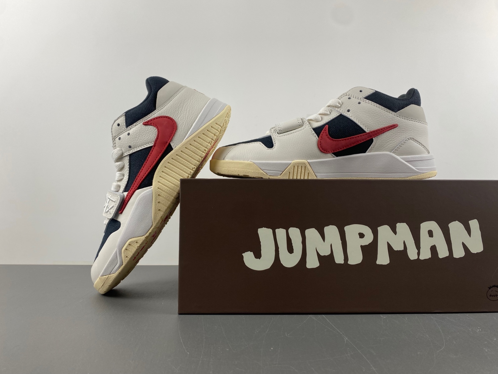 Travis Scott x Jordan Cut The Check white, black and red FZ8117-101