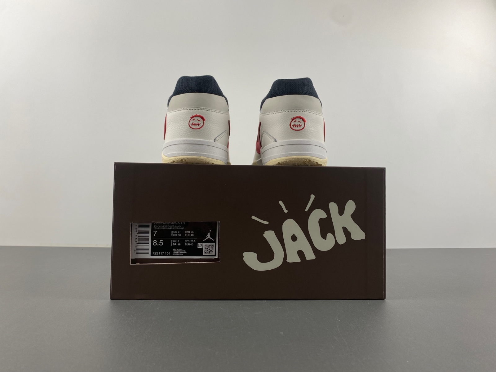 Travis Scott x Jordan Cut The Check white, black and red FZ8117-101