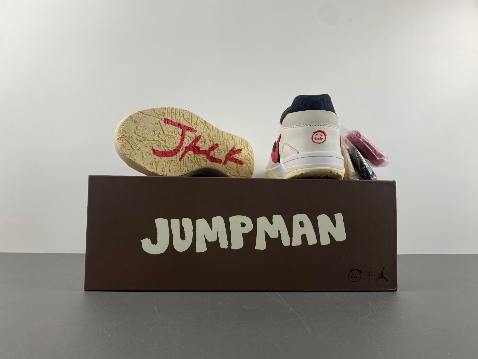 Travis Scott x Jordan Cut The Check white, black and red FZ8117-101