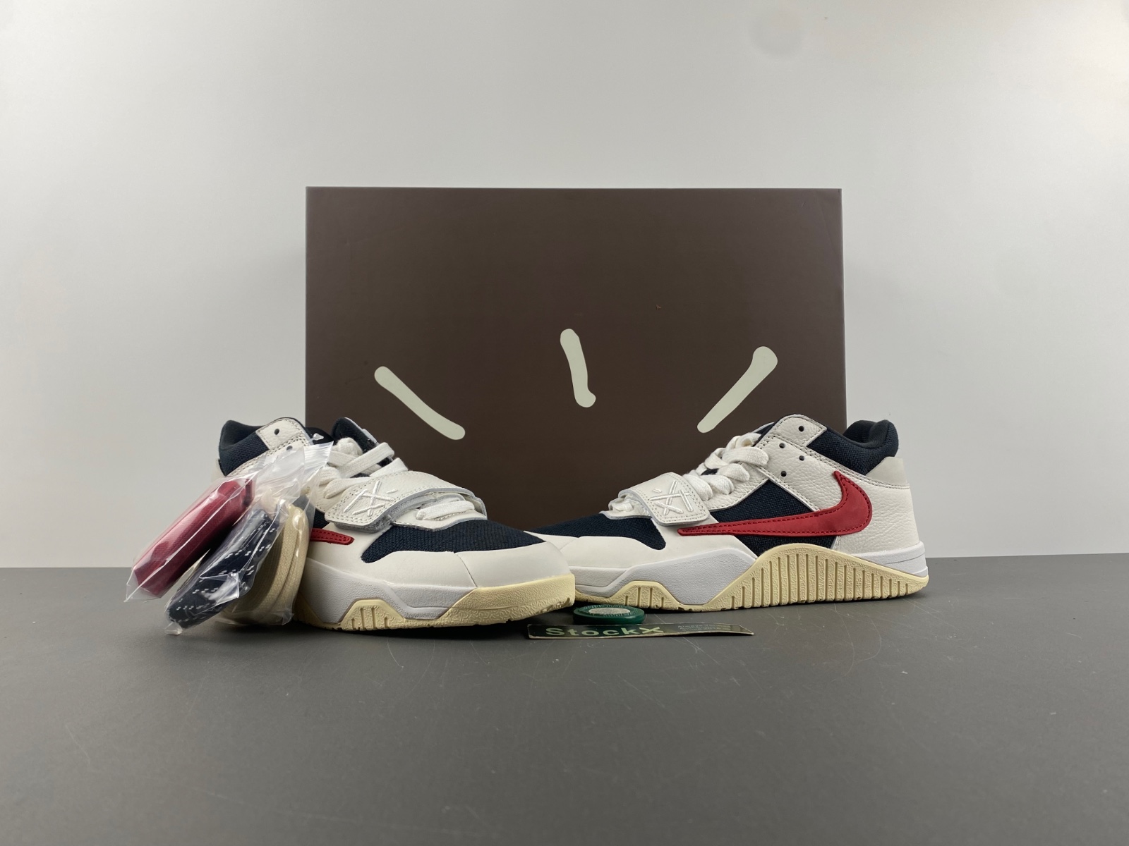 Travis Scott x Jordan Cut The Check white, black and red FZ8117-101