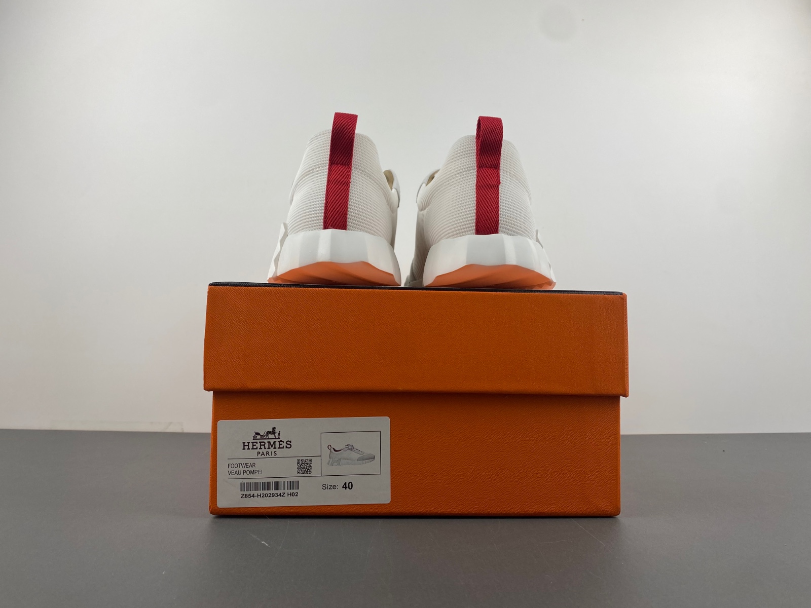 hermes Bouncing sneaker white