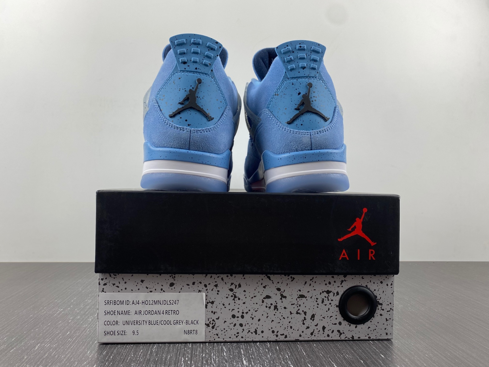 Air Jordan 4 Retro UNC PE Blue AJ4 1032070