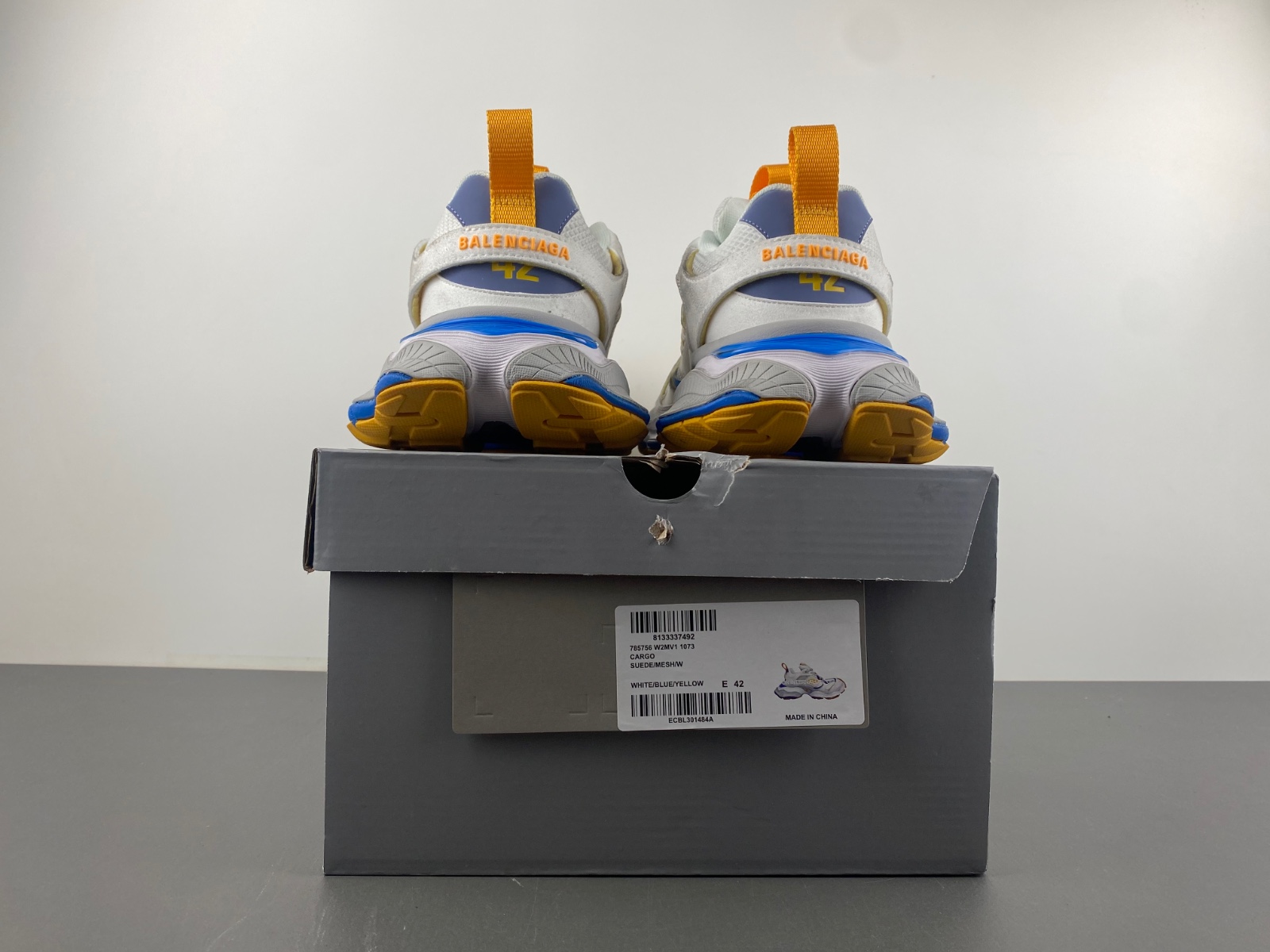 Ballenciiaga CARGO 23ss 231 Grey/Blue/Yellow 785756 W2MV1 1073