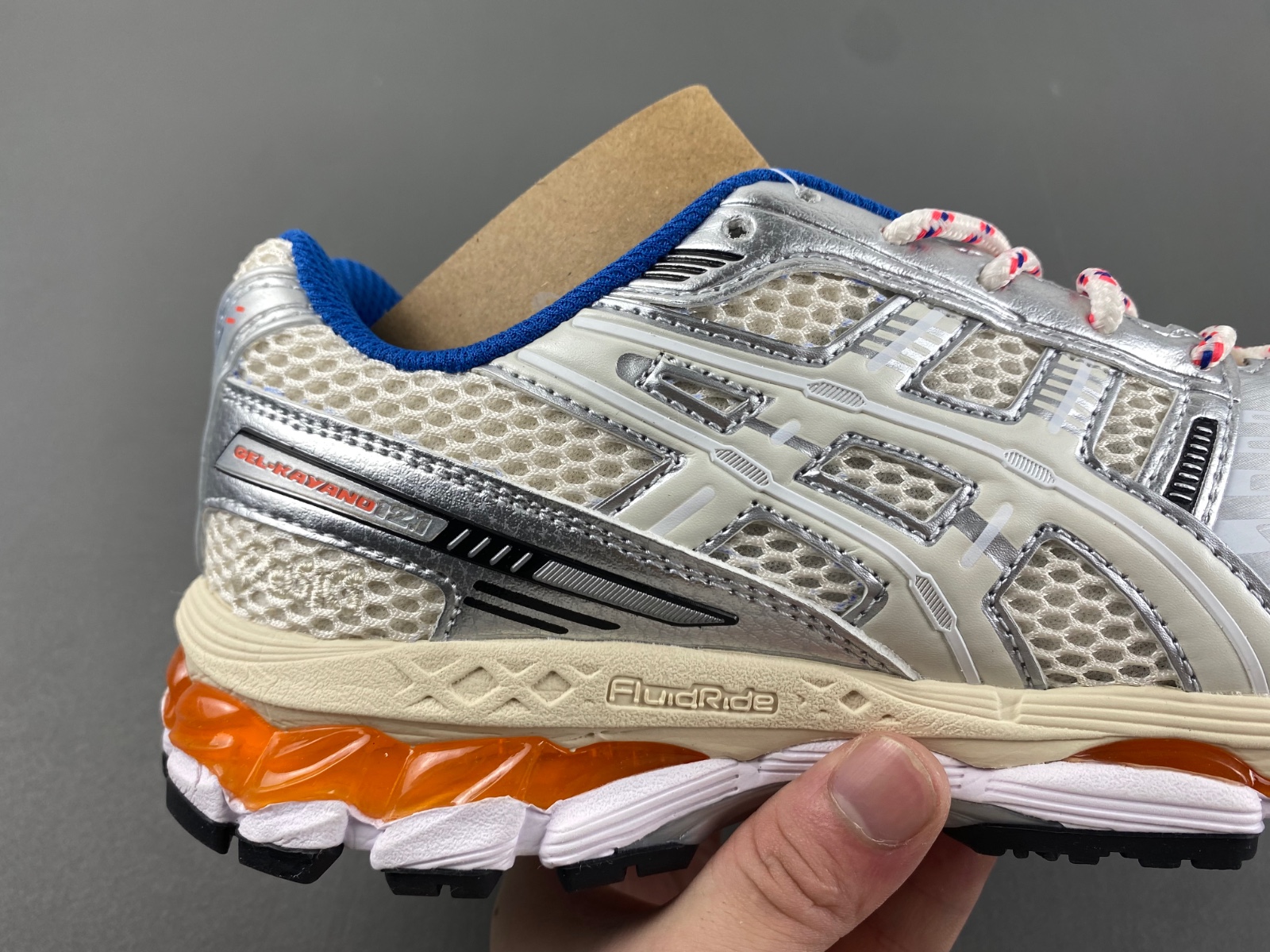 ASICS GEL-KAYANO 12.1 White/Silver/Orange 1203A555-101