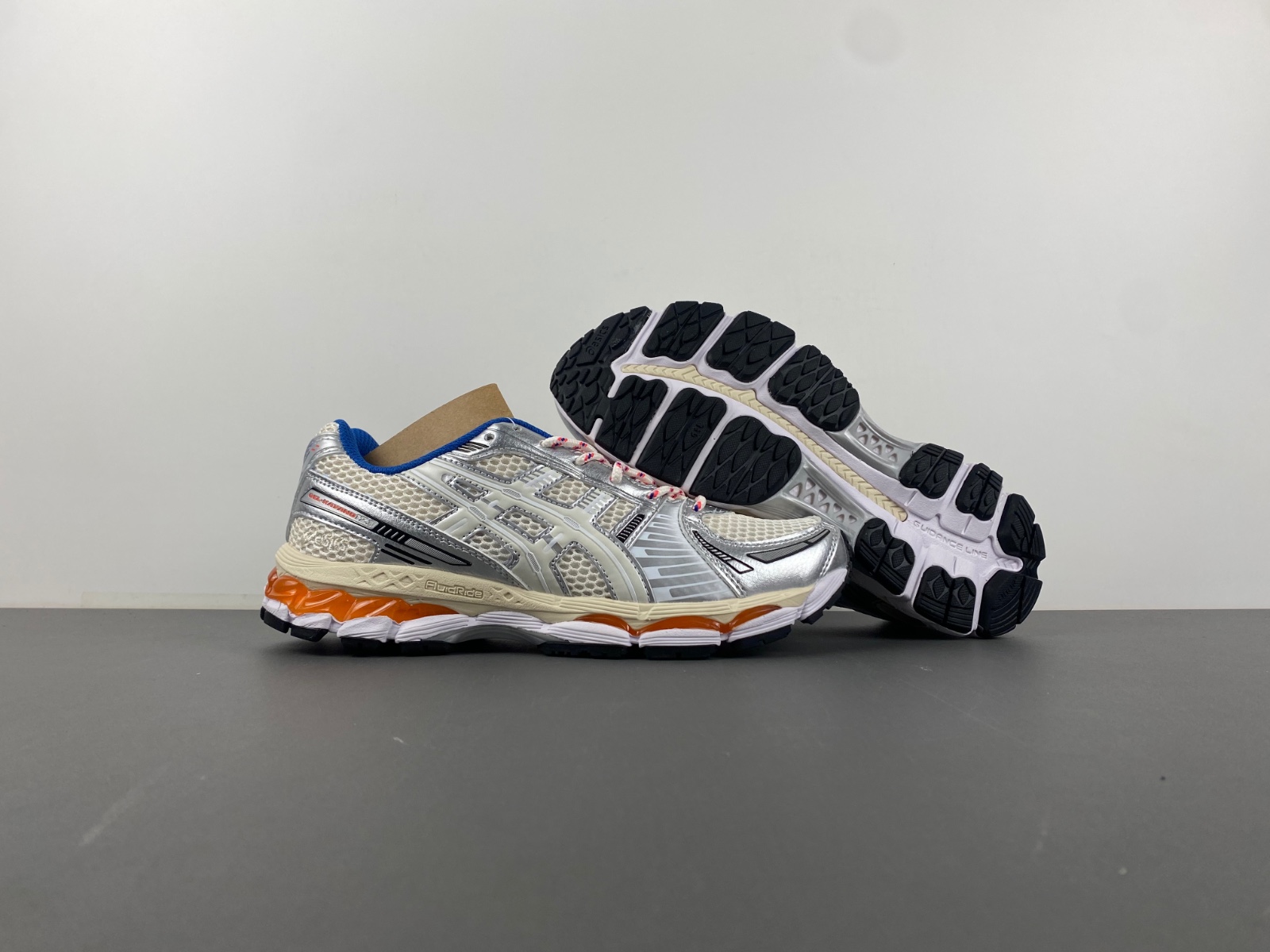 ASICS GEL-KAYANO 12.1 White/Silver/Orange 1203A555-101
