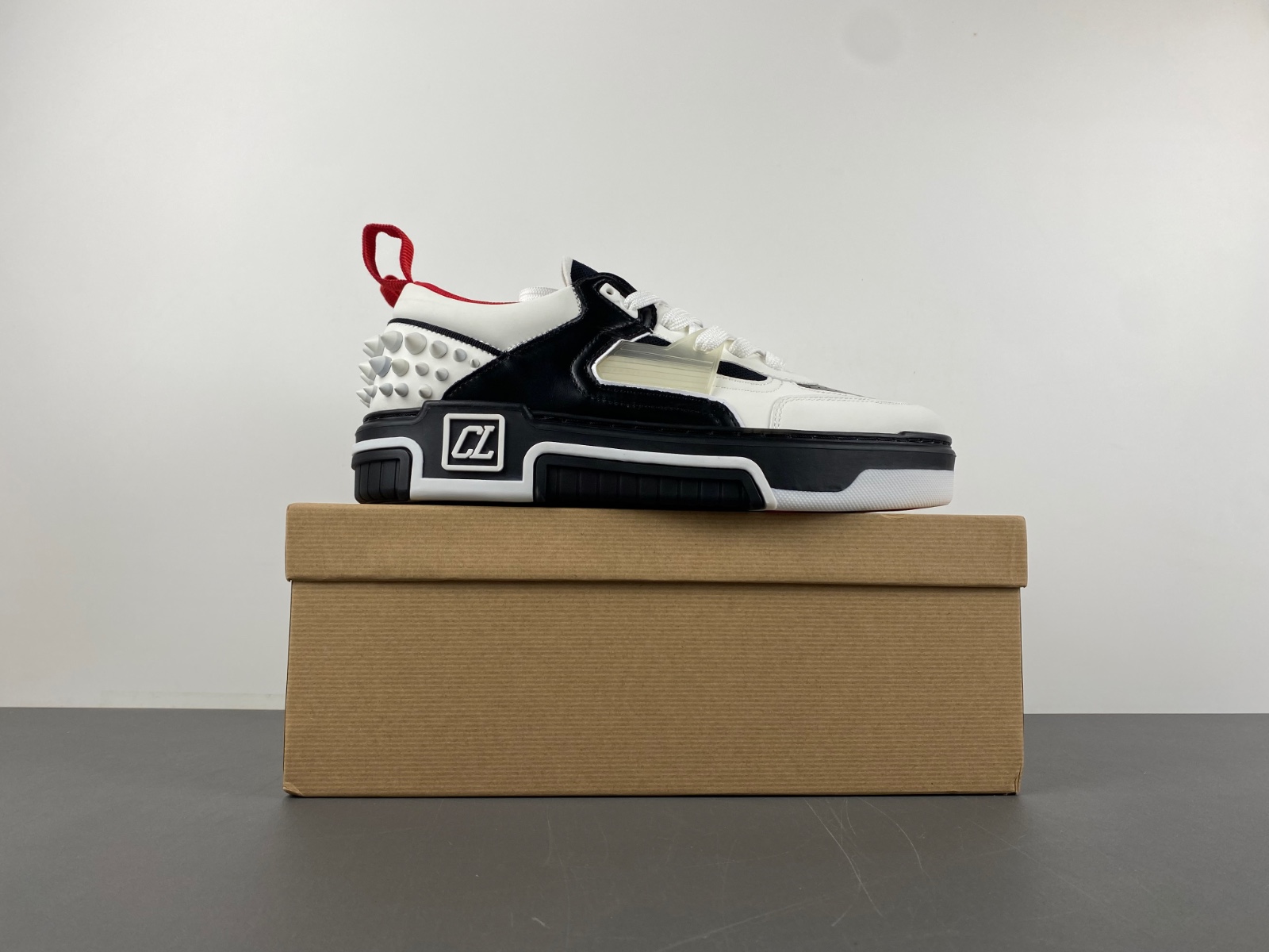 Christian Louboutin Astroloubi Leather & Mesh Sneaker in White 3240389WH51