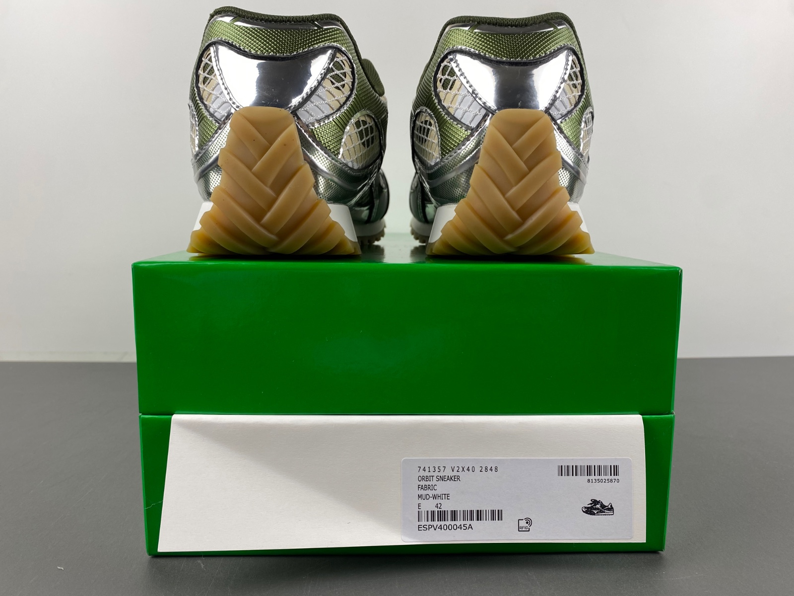 Bottega Veneta Wmns Orbit Sneaker 'Mud' 741357 V2X40 2848