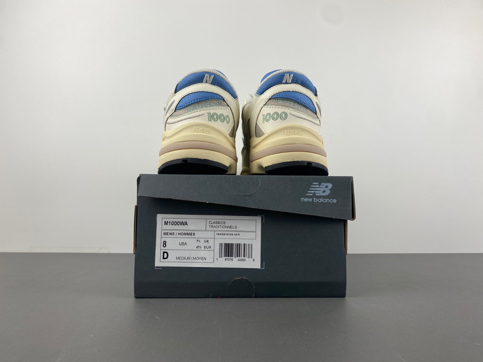 New Balance 1000 'Angora Moonrock' sneakers M1000WA