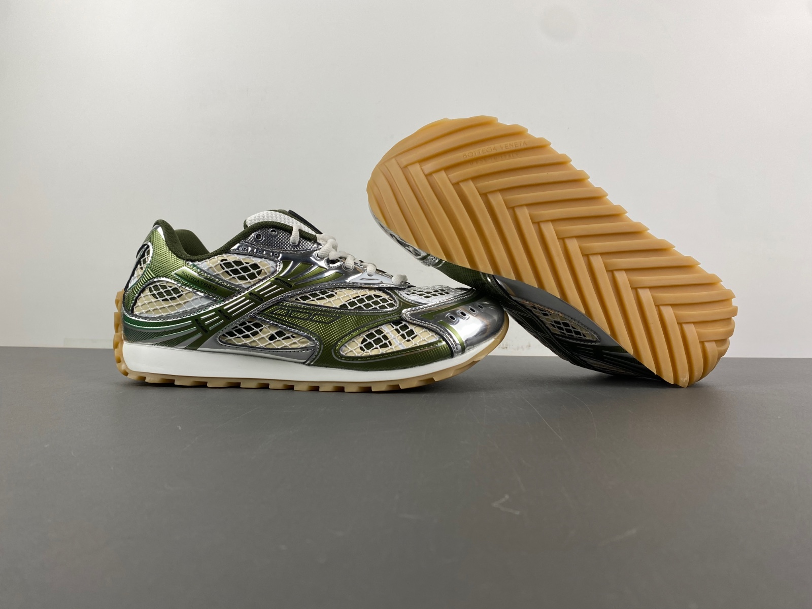 Bottega Veneta Wmns Orbit Sneaker 'Mud' 741357 V2X40 2848