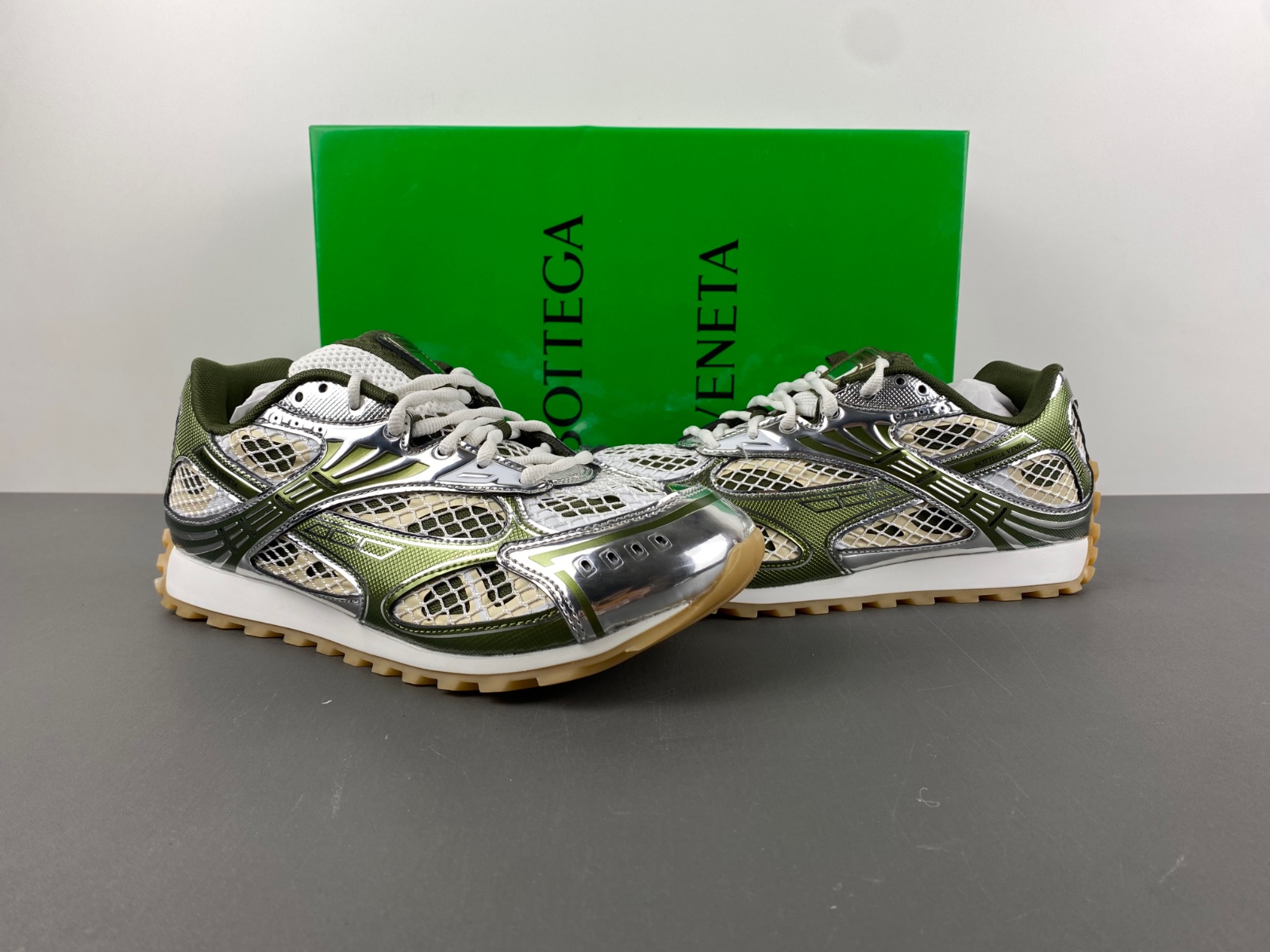 Bottega Veneta Wmns Orbit Sneaker 'Mud' 741357 V2X40 2848