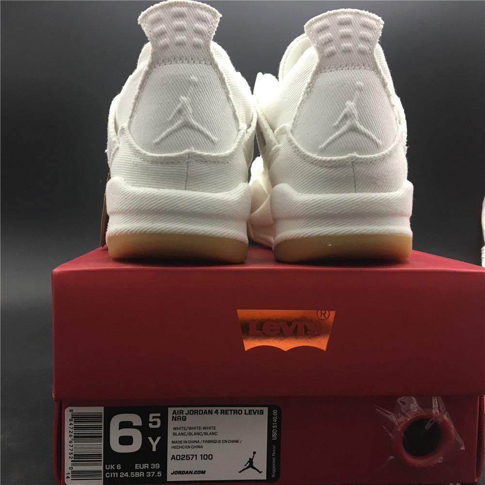 Jordan Levi's x Air Jordan 4 Retro ''White Denim'' AO2571-100