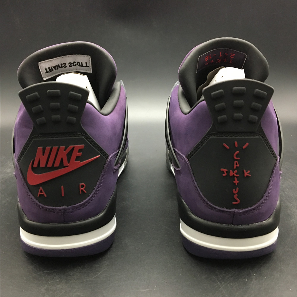 Jordan 4 Retro Travis Scott Purple (Friends and Family) 766296 LN4