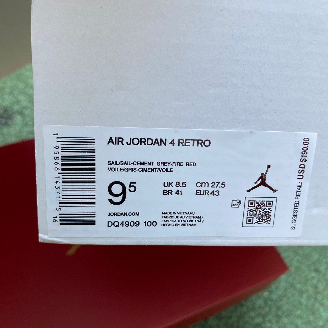 Jordan 4 Retro Blank Canvas DQ4909-100