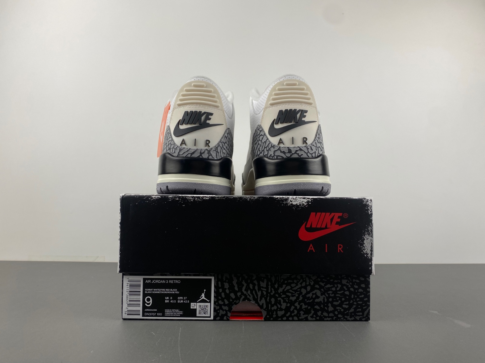 OG batch Jordan 3 Retro White Cement Reimagined DN3707 100