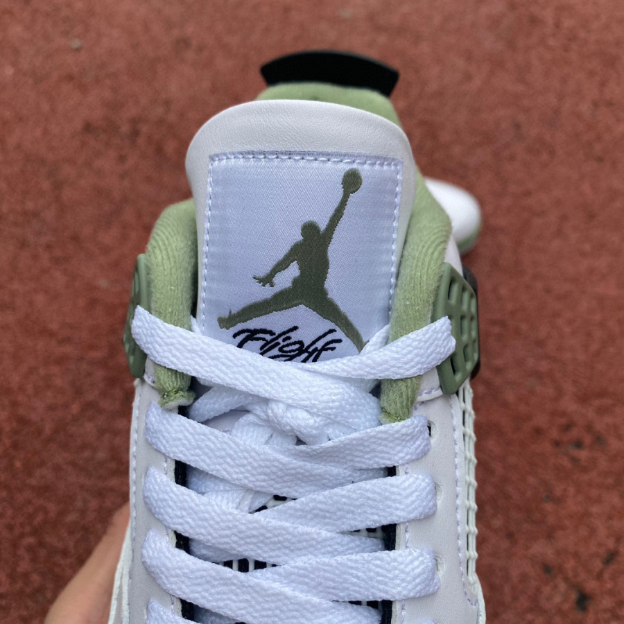 Jordan Air 4 Oil Greed Low Leather Sneakers Unisex AQ9129-103