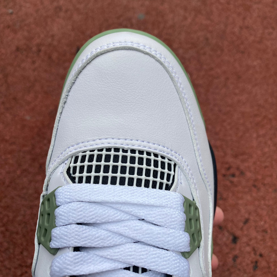 Jordan Air 4 Oil Greed Low Leather Sneakers Unisex AQ9129-103