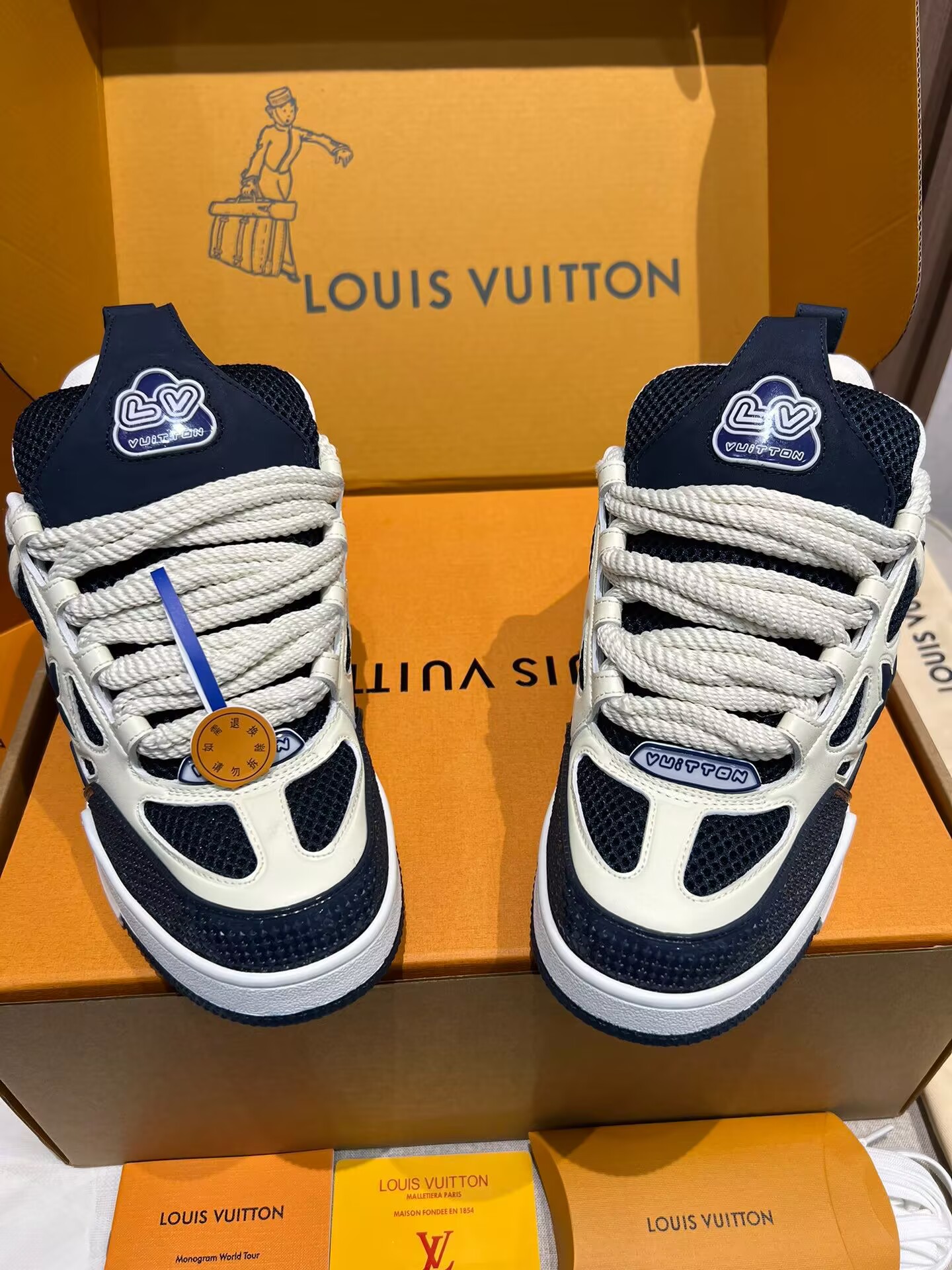 louis vuitton trainer sneaker low  hl171400210