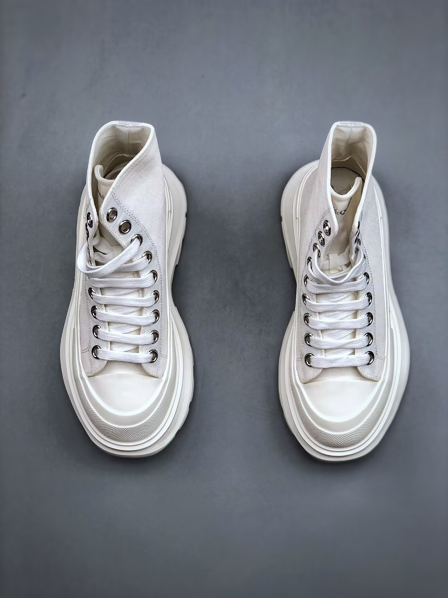 Alexander Alexander lace-up high top shoes