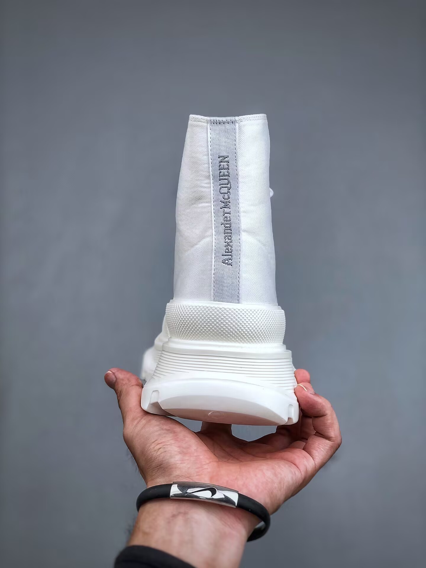 Alexander Alexander lace-up high top shoes