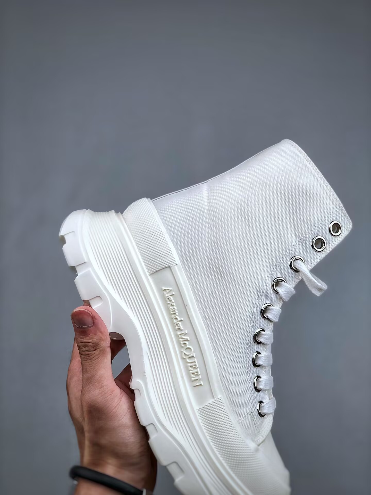 Alexander Alexander lace-up high top shoes