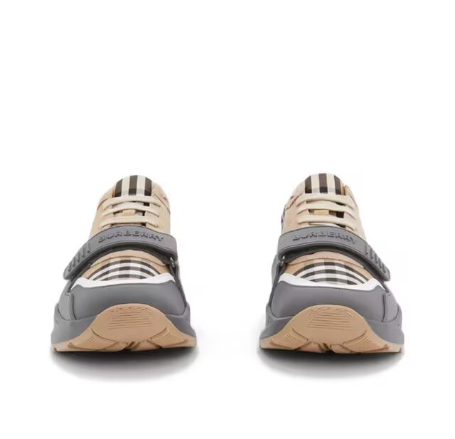 Burberry Vintage cowhide shock-absorbing, non-slip, wear-resistant and breathable low-top sports casual shoes for men in multiple colors