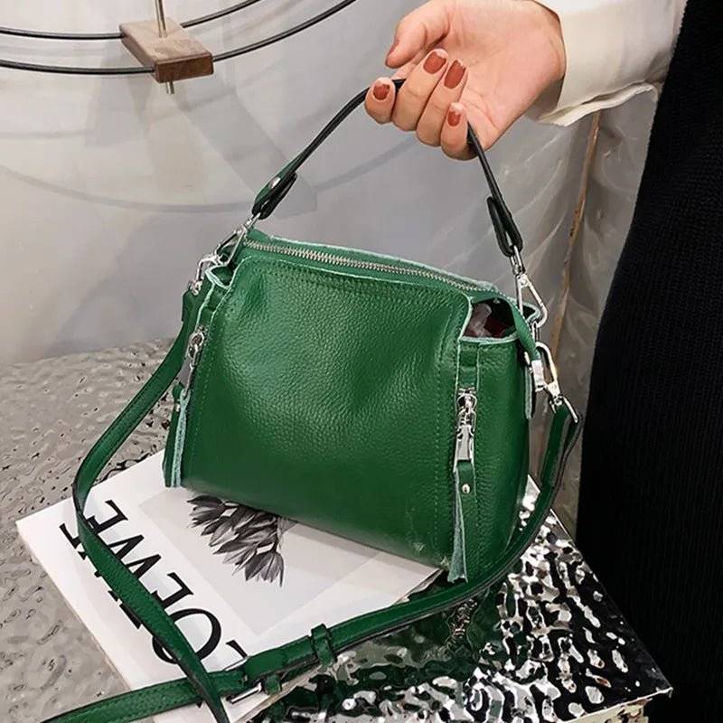 Luxury Elegance: Genuine Leather Womens Handbag