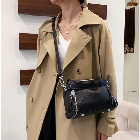 Luxury Elegance: Genuine Leather Womens Handbag
