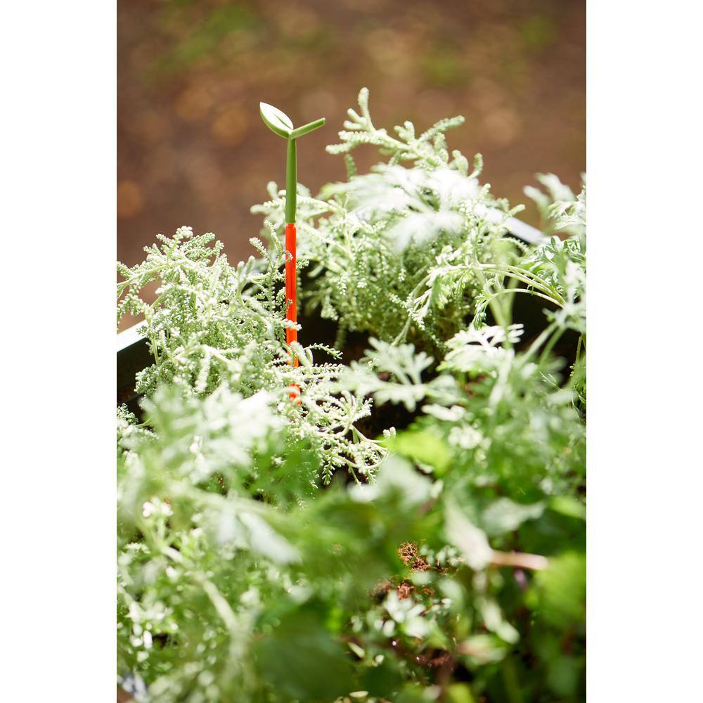 Keter Urban Bloomer 32.3 in. W x 30.7 in. H Graphite Resin Elevated Patio Garden Bed 236157