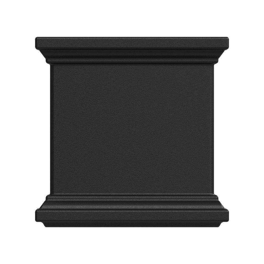 Mayne Fairfield 48 in. x 11 in. Self-Watering Black Polyethylene Window Box 5823B