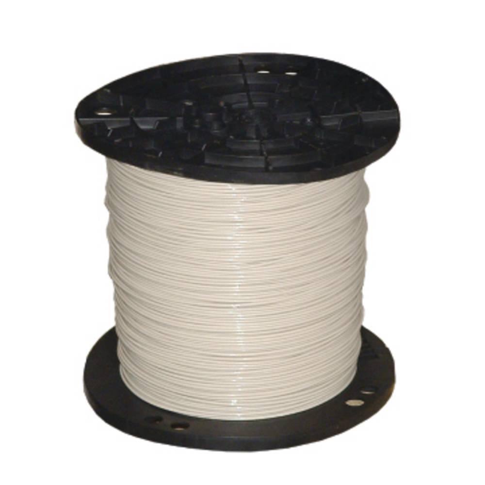 Southwire 2,500 ft. 10-Gauge White Stranded CU THHN Wire 22974006