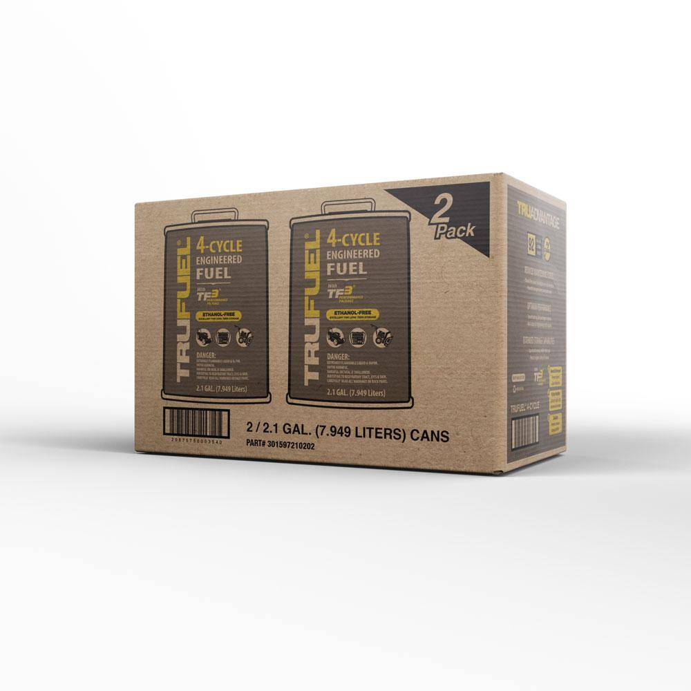 TruFuel 4-Cycle Ethanol-Free Fuel 2.1 Gal. (2-Pack) 301597210202