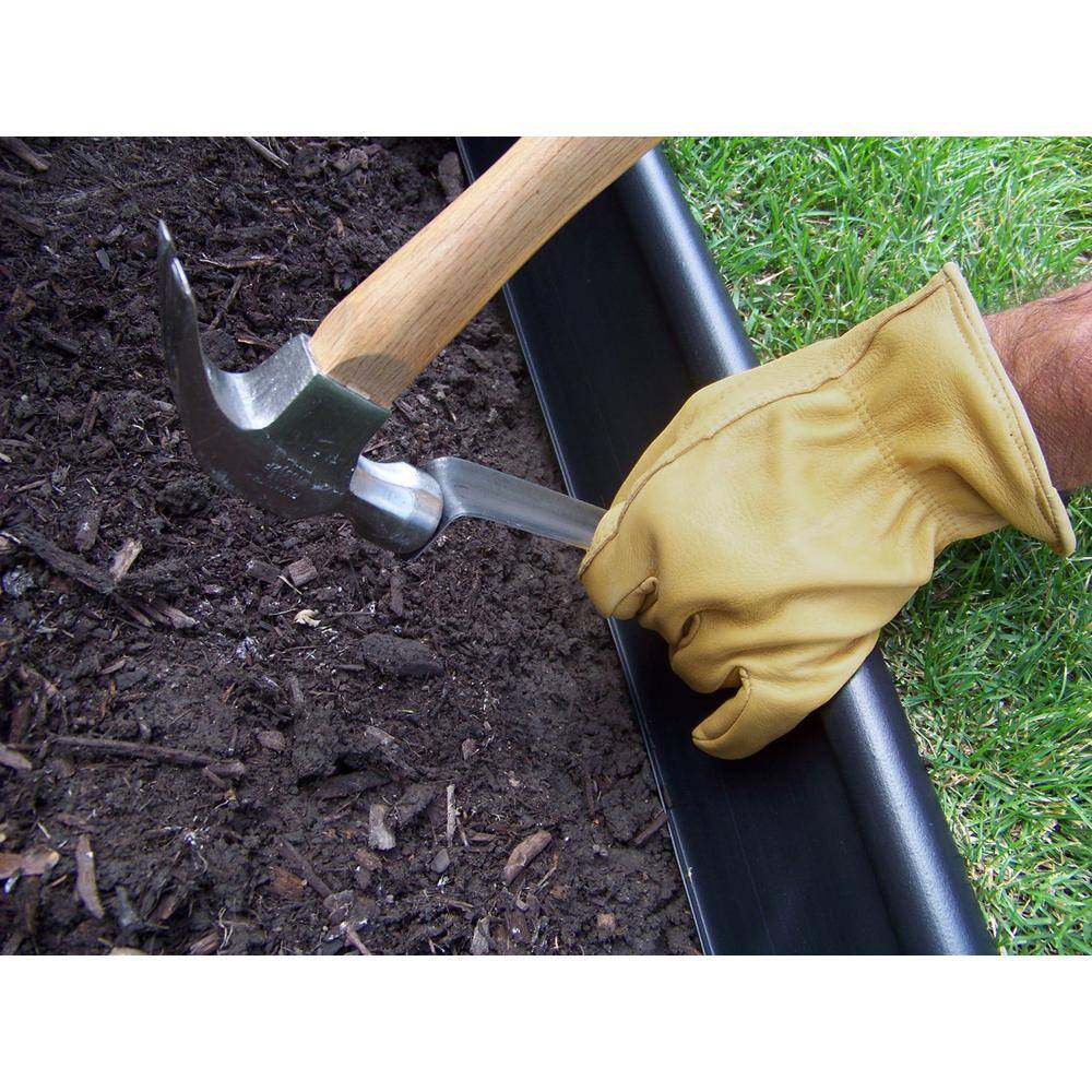 VALLEY VIEW Royal Diamond 60 ft. L x 5 in. H x 1 in. W Professional Black Plastic Lawn Edging RD-60NP