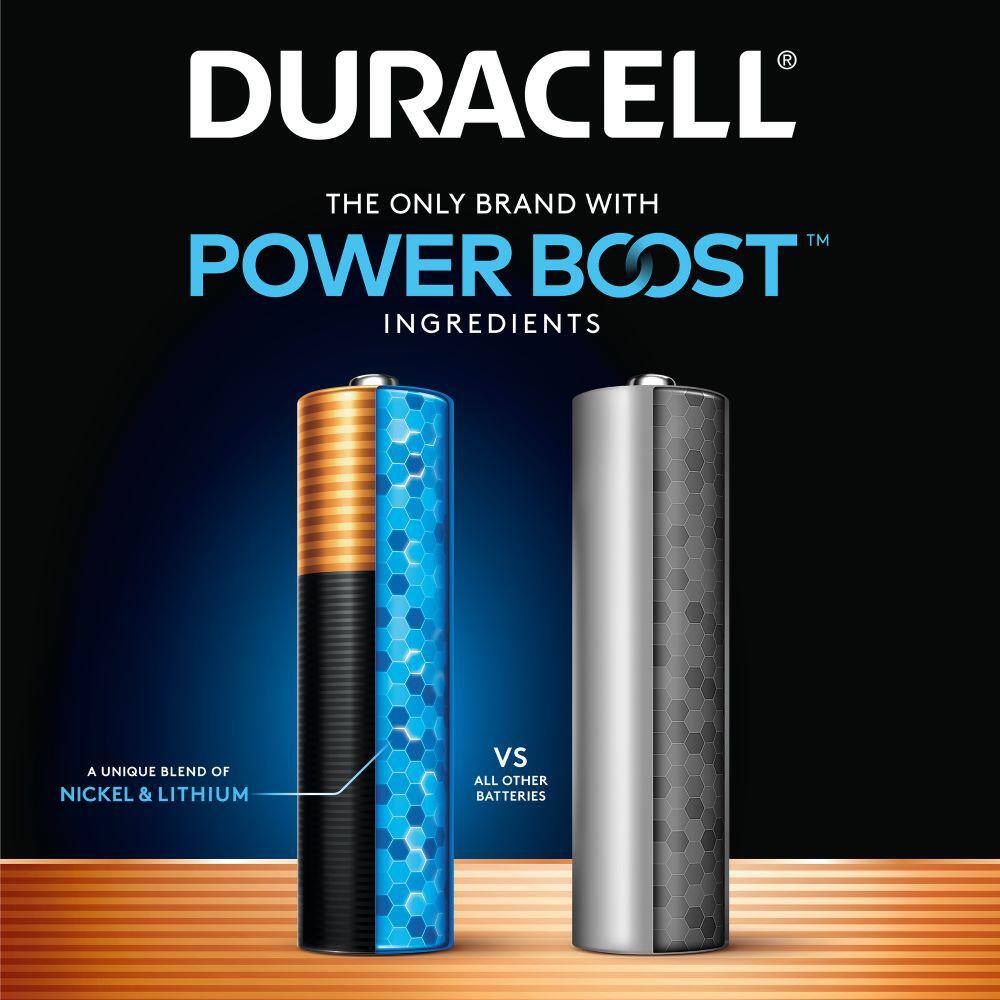 Duracell Coppertop Power Boost AA Alkaline Batteries for Household Devices (72-Pack), Double A Batteries 5018783