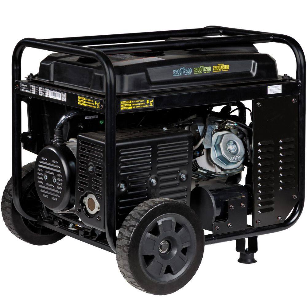Westinghouse 12,500/9,500-Watt Tri-Fuel Gas, Propane, Natural Gas Powered EFI Portable Generator, Remote Electric Start, 50A Outlet WGen9500TFc EFI