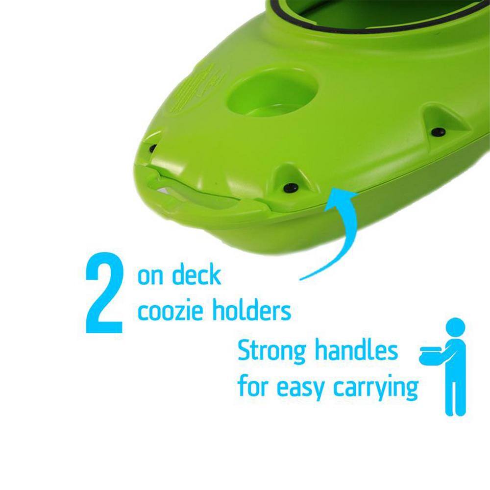 CreekKooler Pup 15 qt. Floating Beverage Water Portable Cooler, Rose' All Day CKP169