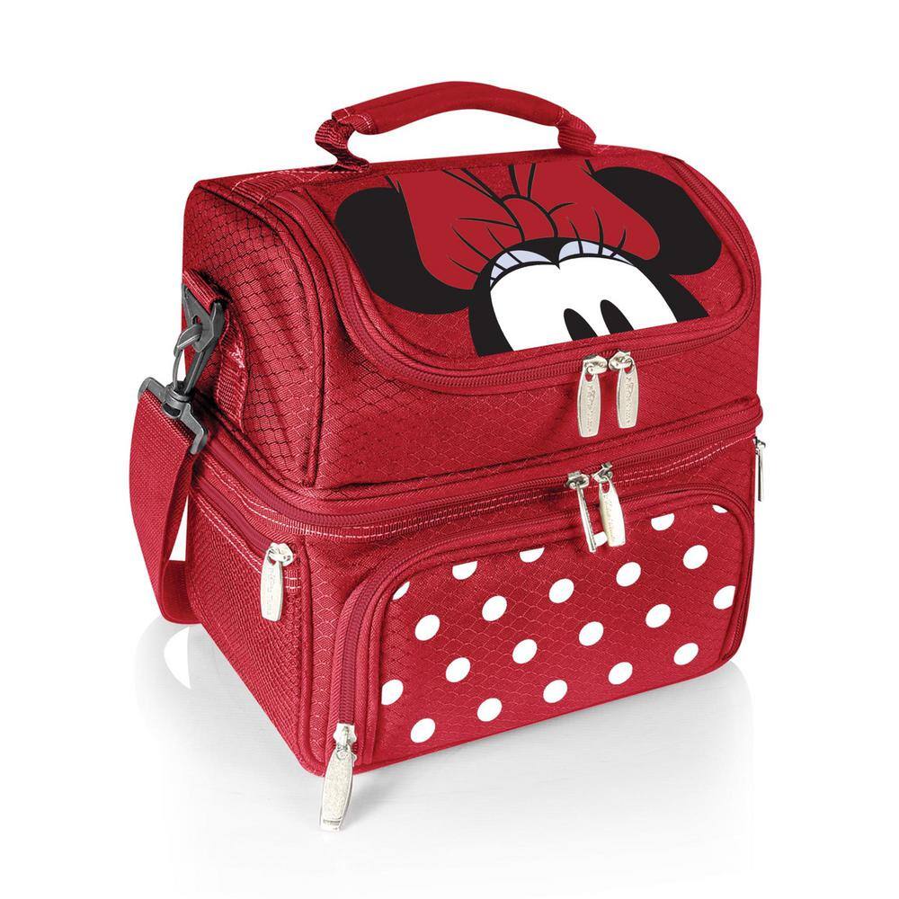 ONIVA 3 Qt. 8-Can Minnie Mouse Pranzo Lunch Tote Cooler in Red 512-80-100-054-11